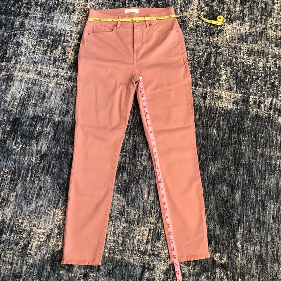 HP! Loft Frayed Hem Skinny Jeans Mauve NWT Women’s Size 25 - Picture 4 of 8